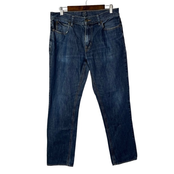 J. Crew Factory The Sutton Straight Leg Jeans 33 X 32 - Picture 1 of 4